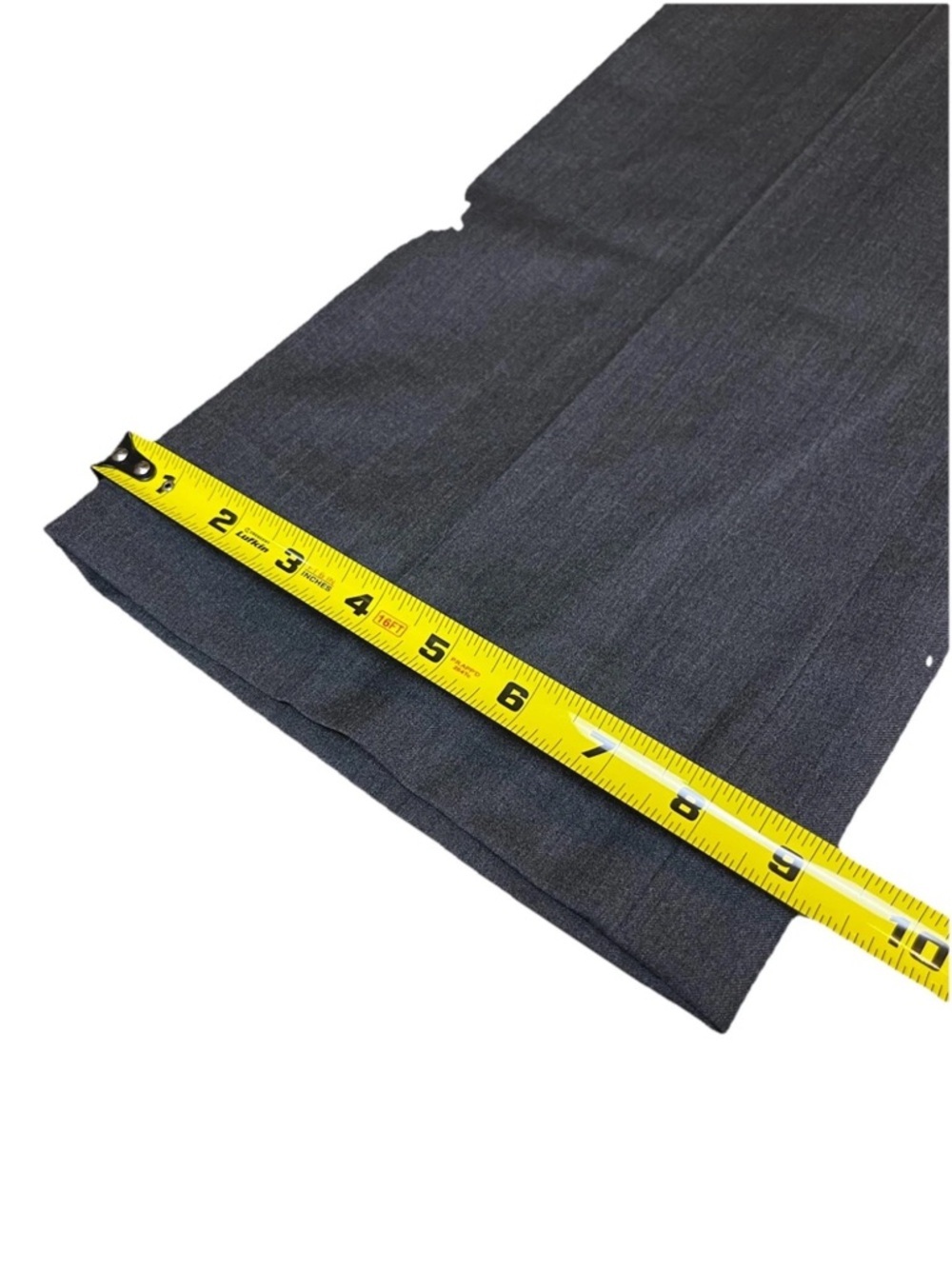 Ralph Lauren Purple Label Men’s Gray Wool Dress Trousers Hand Tailored 39x30 - Picture 7 of 14